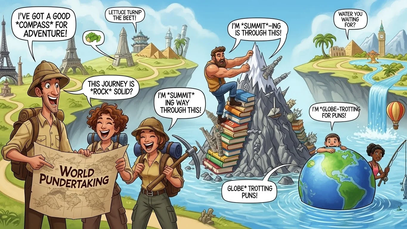 Adventure Puns About Exploring the World