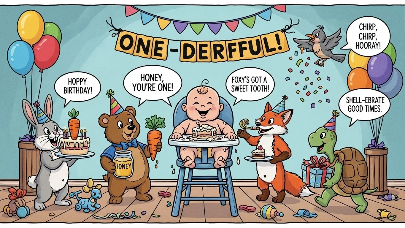 Classic First Birthday Puns