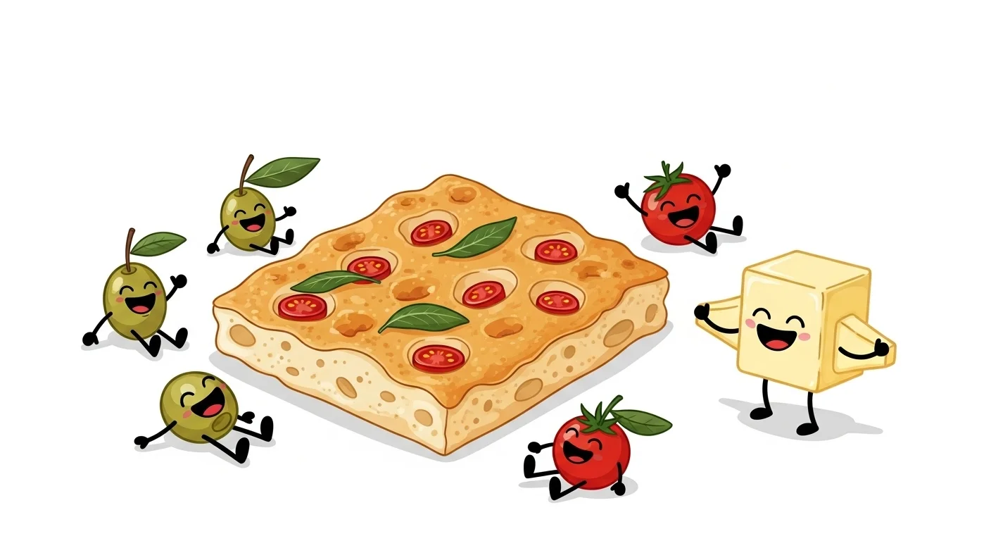 Classic Focaccia Wordplay