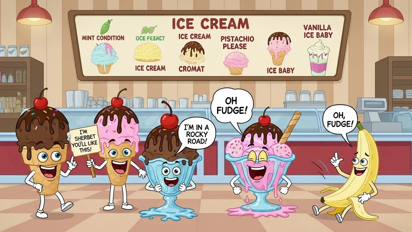 Classic IceCream Puns