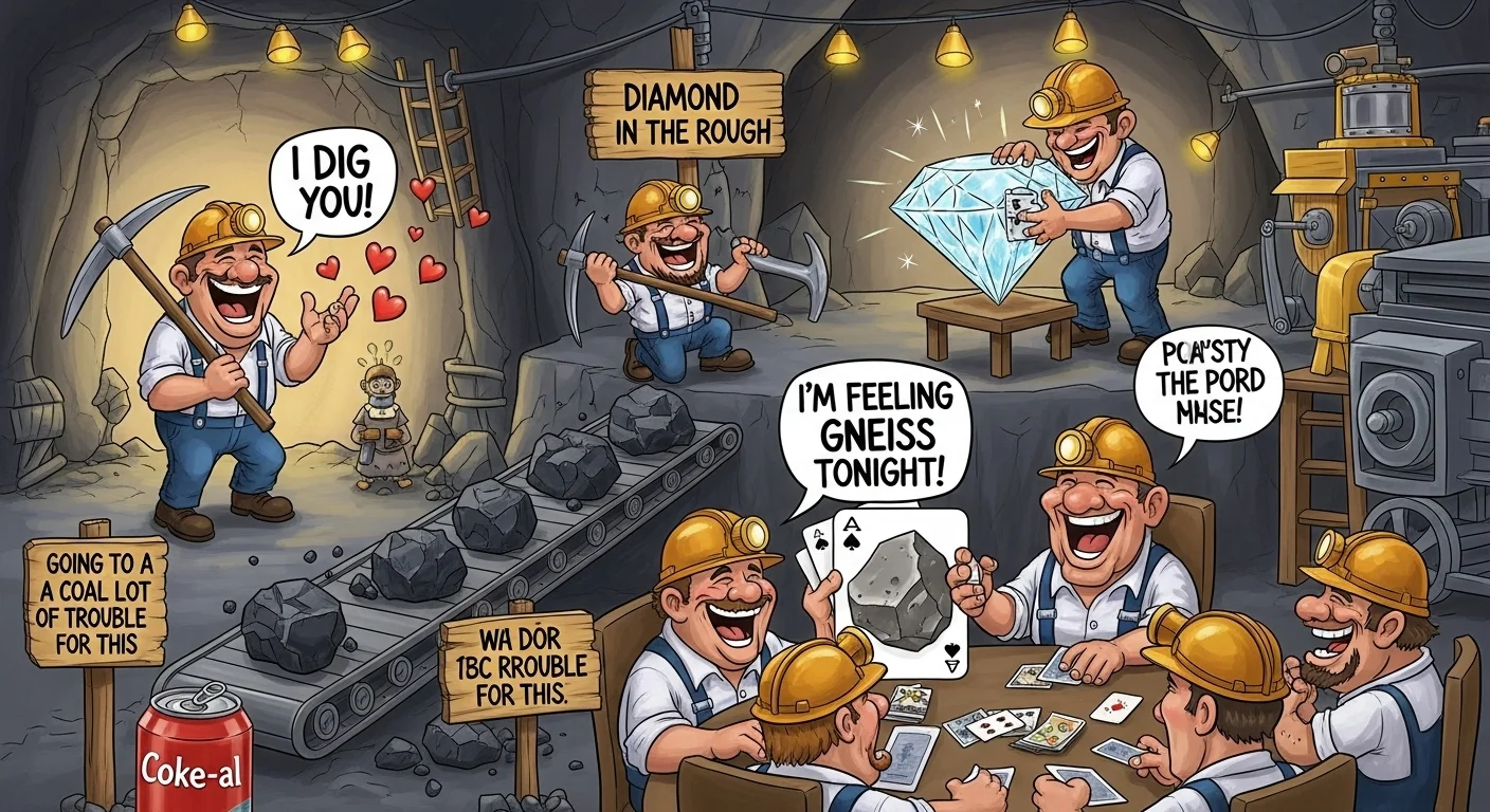 Classic Mining Puns