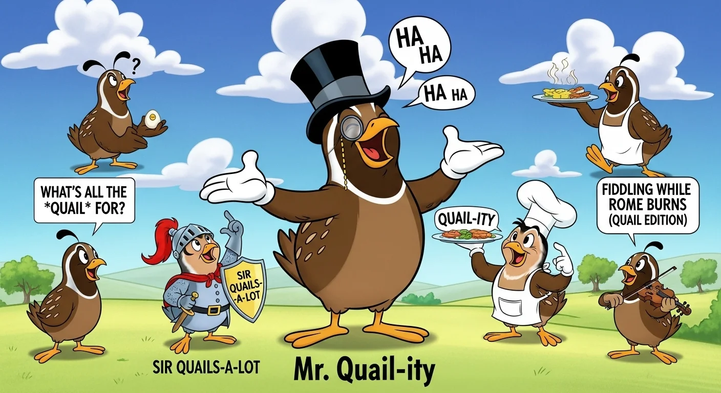 Classic Quail Puns