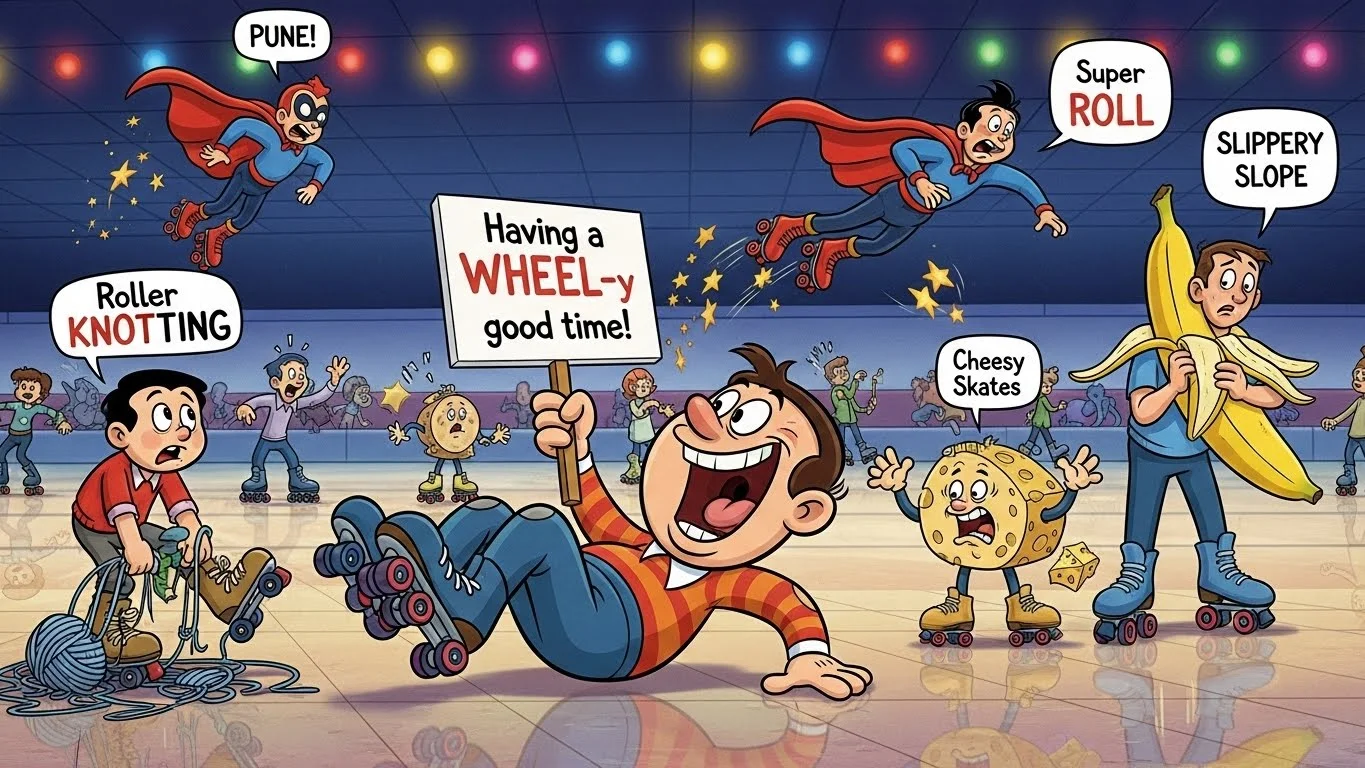 Classic Roller Skating Puns