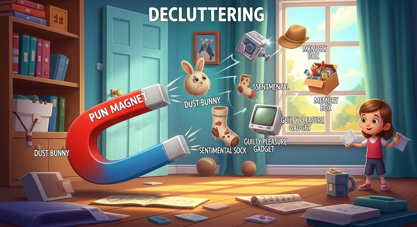 Decluttering Puns