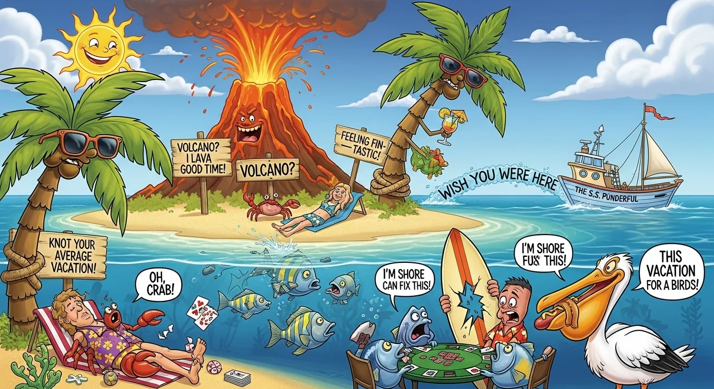 Island & Tropical Vacation Puns