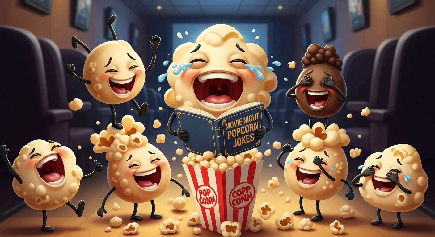 Movie Night Popcorn Jokes