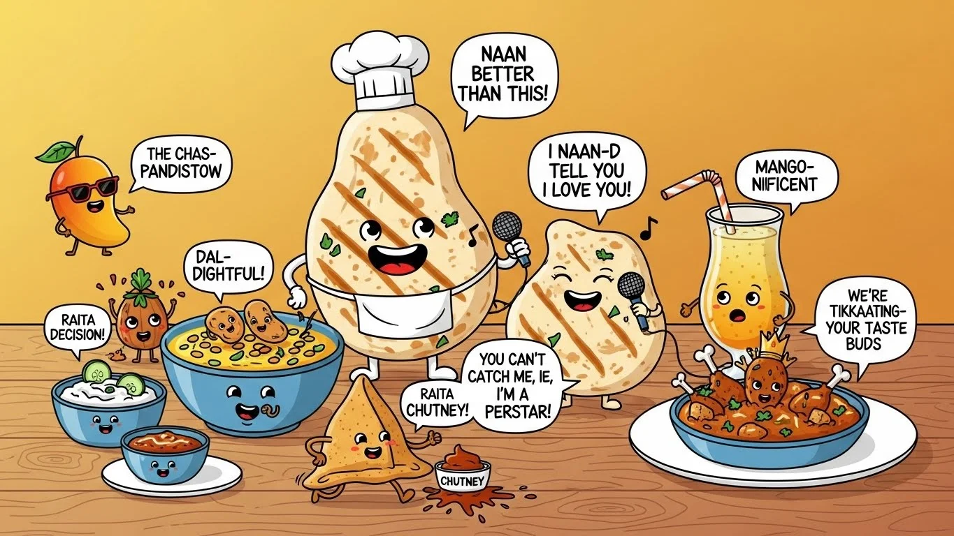 Savory Naan & Meal Puns