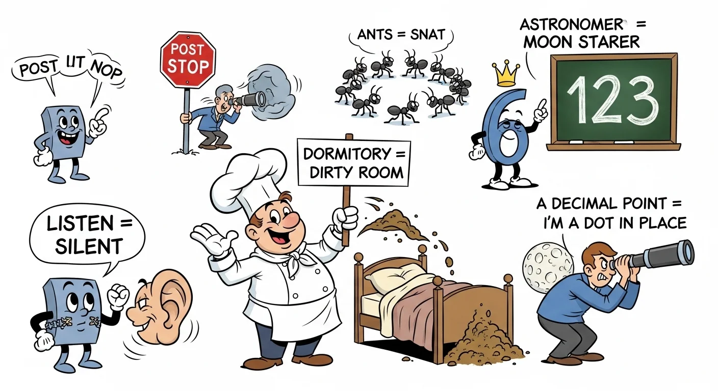 anagrams puns