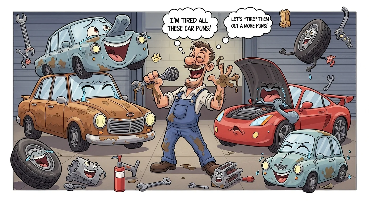 car garage puns