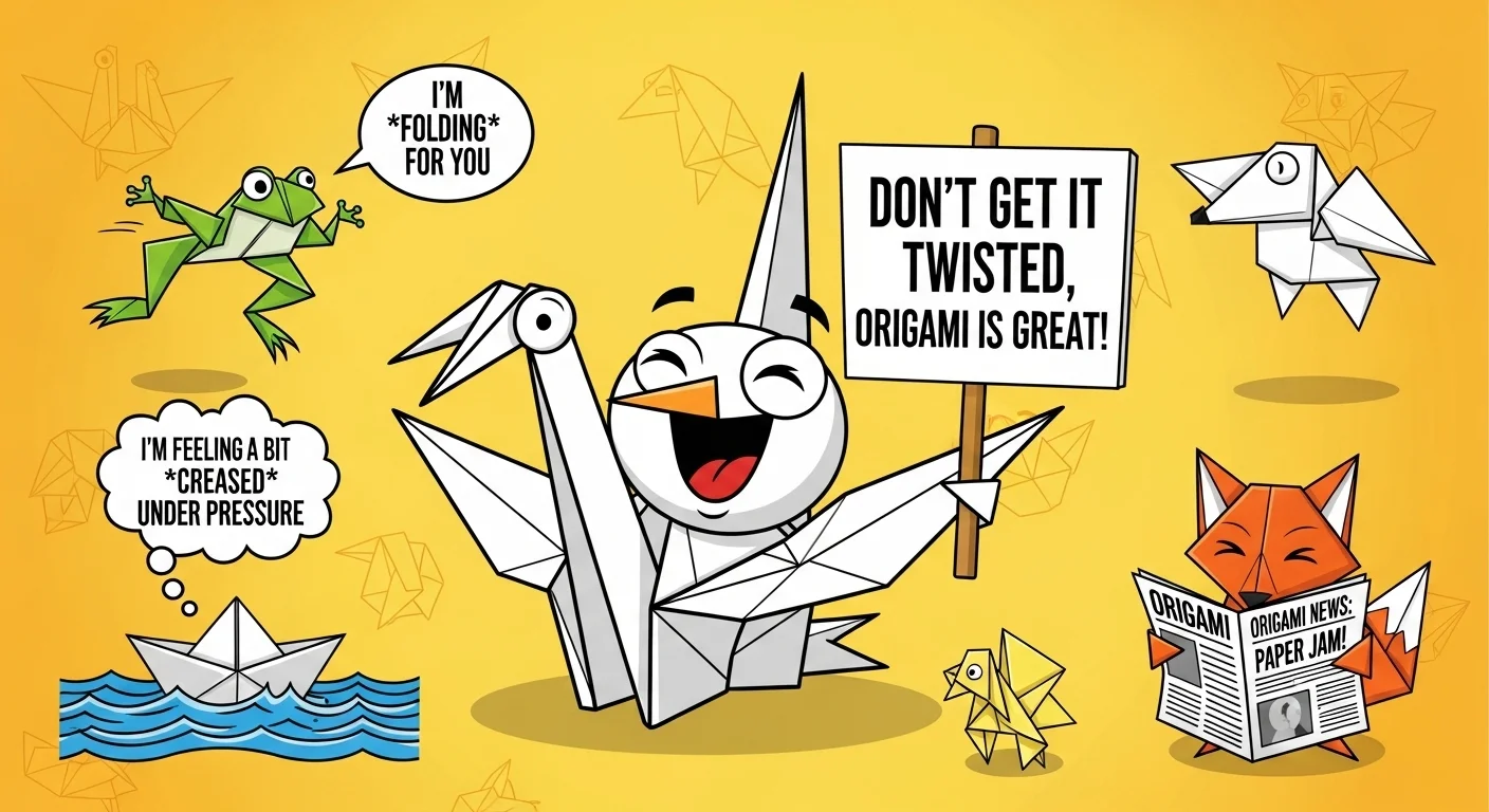classic origami puns