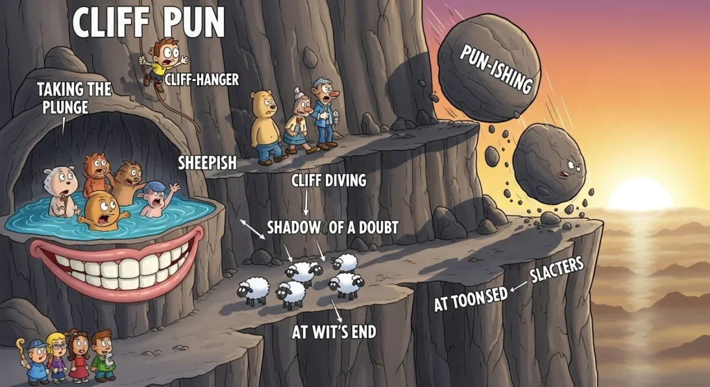 cliff puns