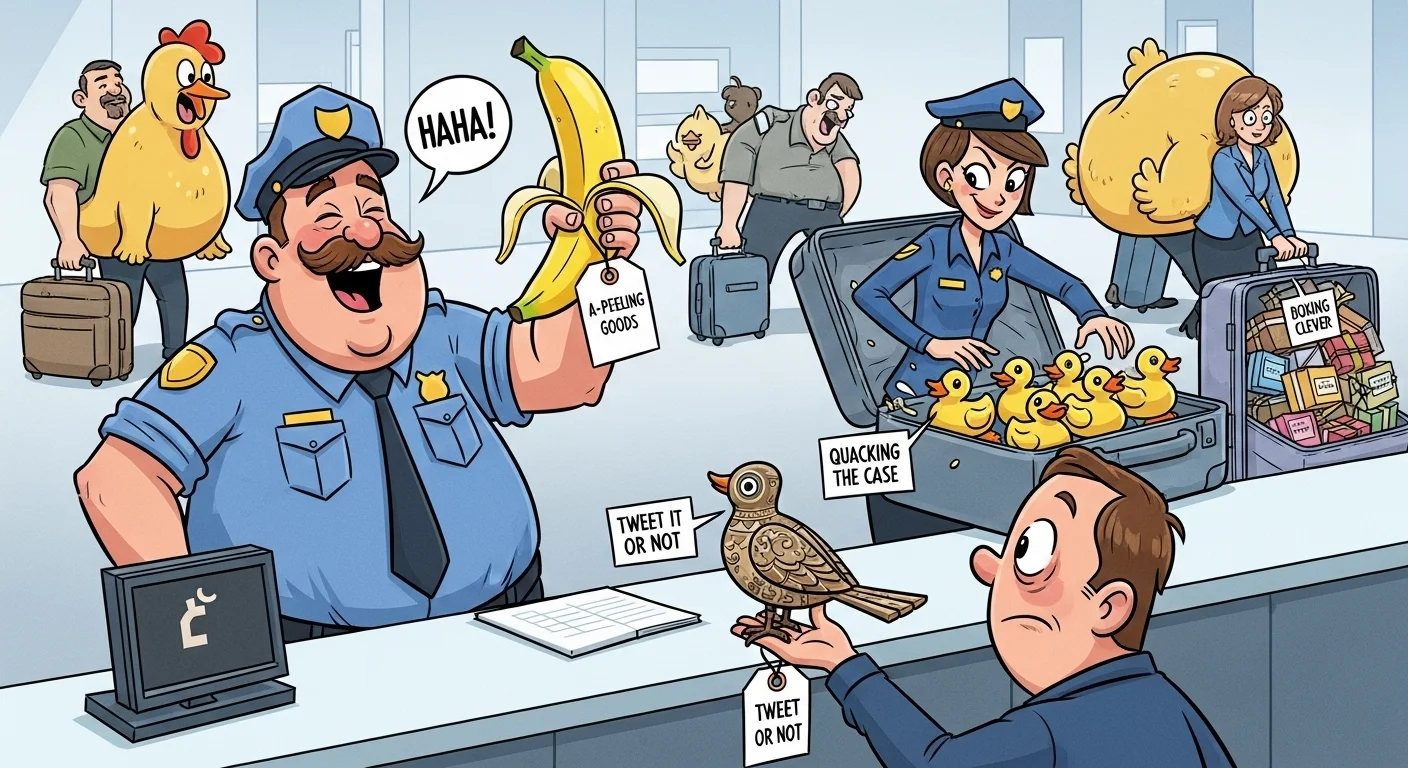 customs puns