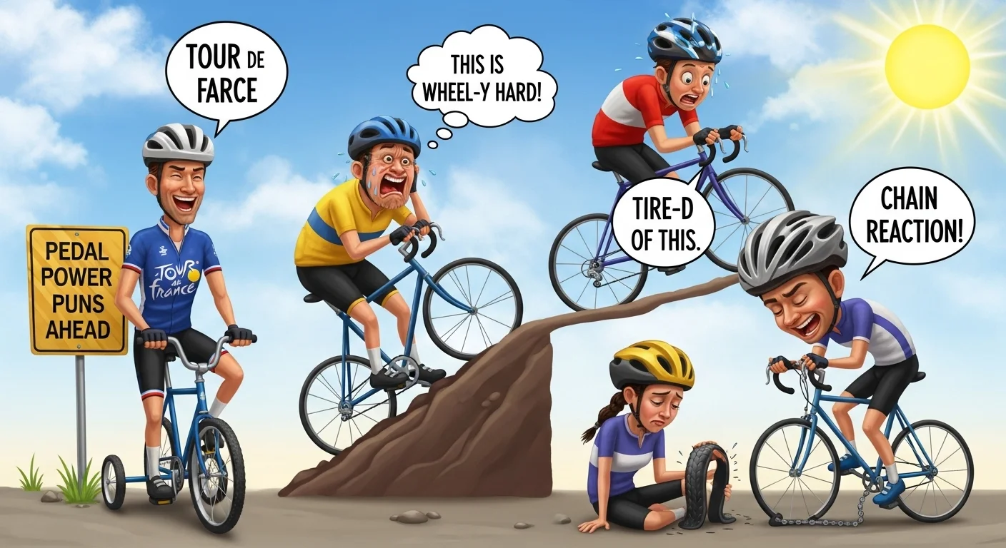 cyclist puns