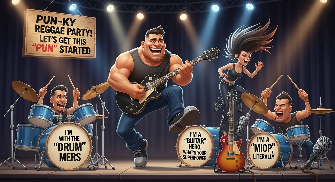rock concert puns