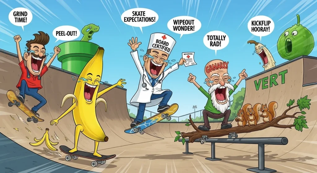 skateboarding puns