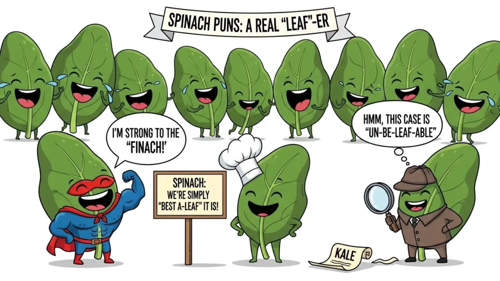 spinach puns
