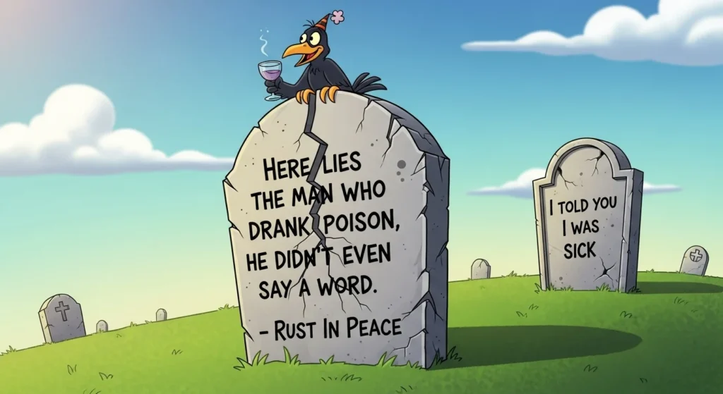 tombstone puns