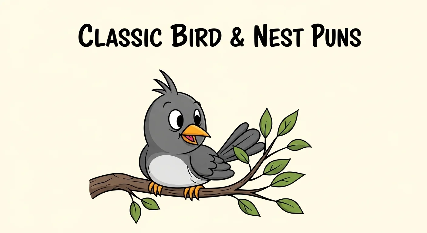 Classic Bird & Nest Puns