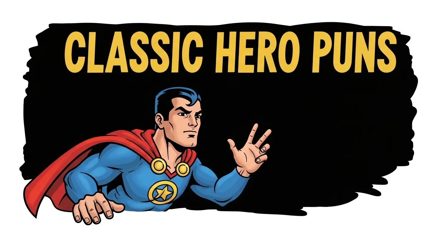 Classic Hero Puns