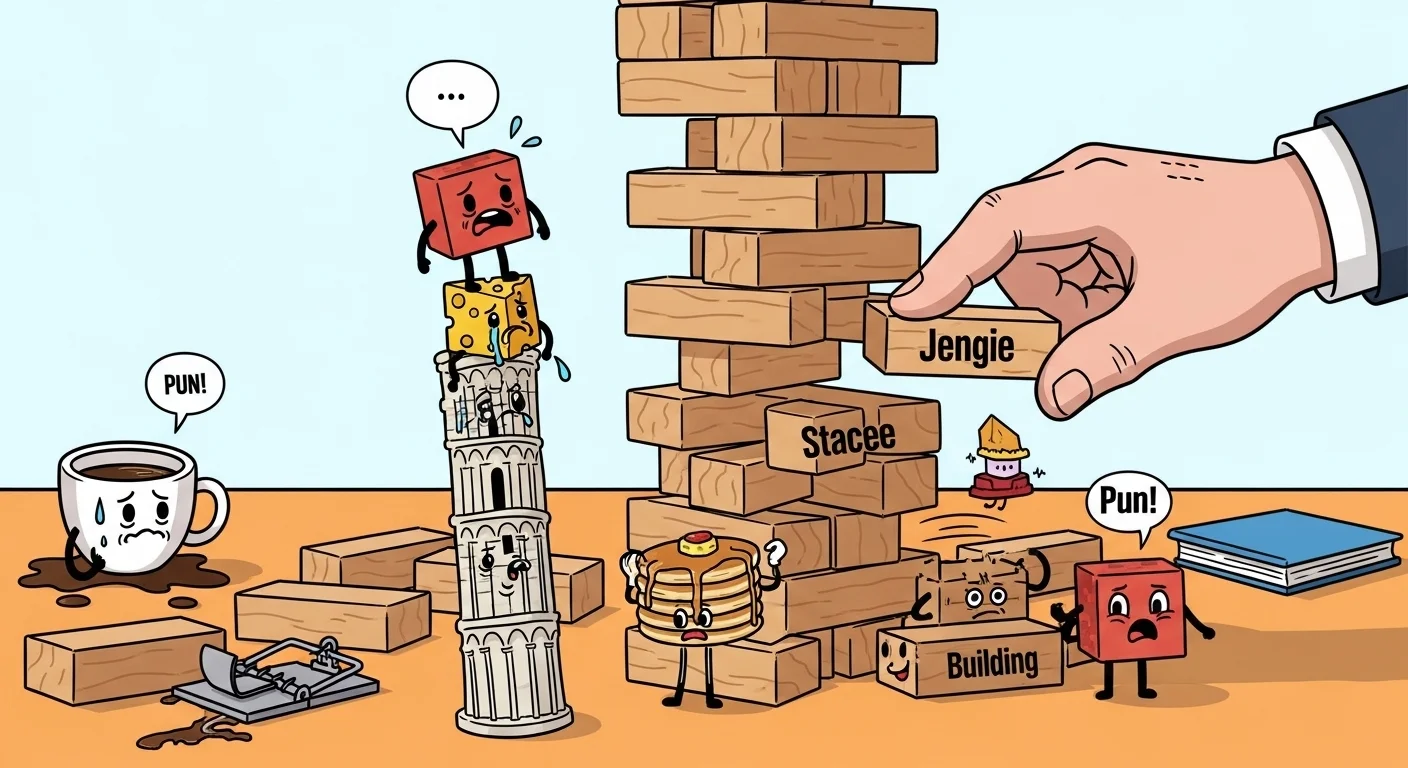 Classic Jenga Puns