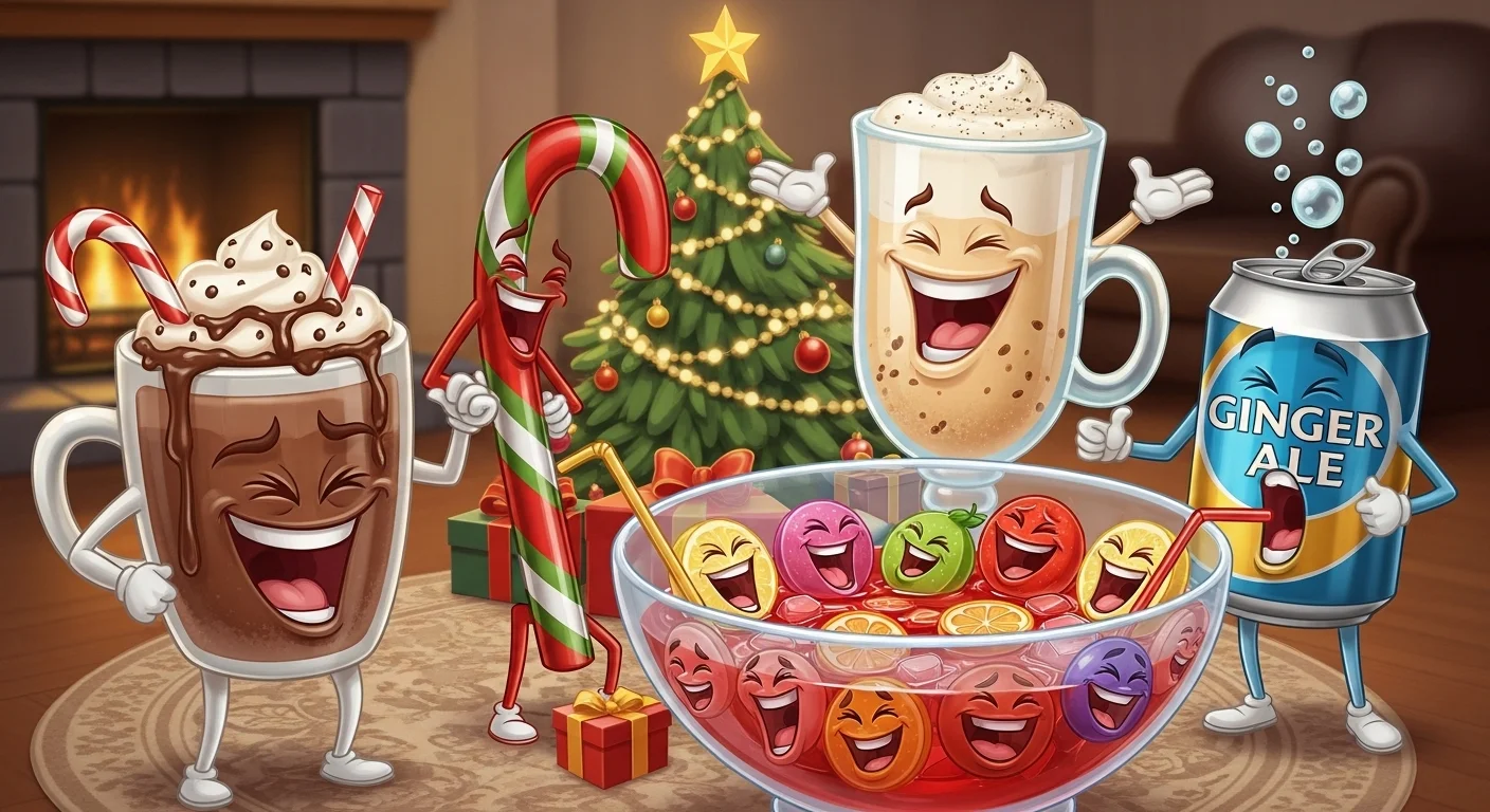 General Christmas Drink Puns