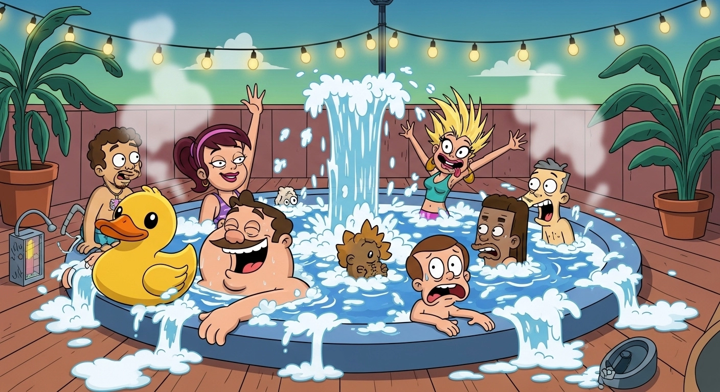 Hot Tub Humor That’s Simply Bubbling Over