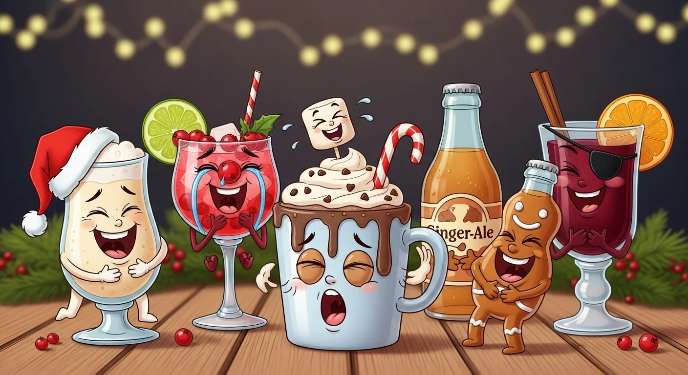 christmas drink puns
