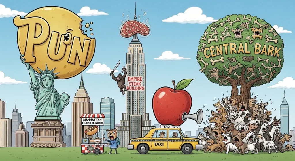 manhattan puns