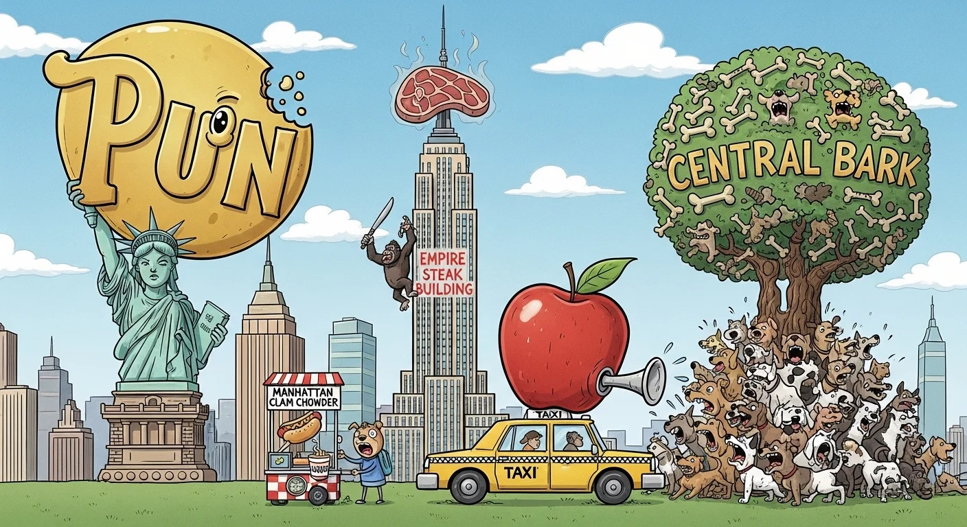 manhattan puns