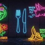 neon puns